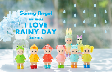 雨の日がもっと楽しくなる！レインコート姿のSonny Angelが登場。「Sonny Angel mini figure I LOVE RAINY DAY Series」発売
