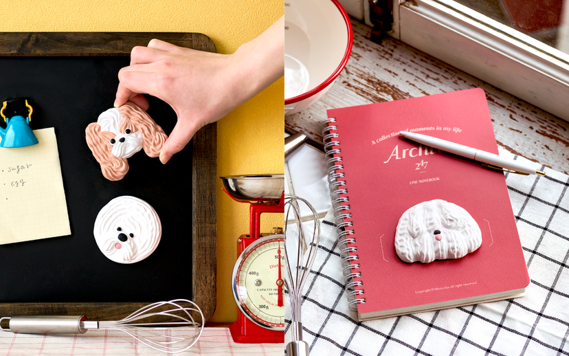[Shipping is scheduled to begin sequentially from late June] Pâtissticker Meringue Dogs Series