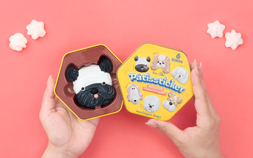 [Shipping is scheduled to begin sequentially from late June] Pâtissticker Meringue Dogs Series