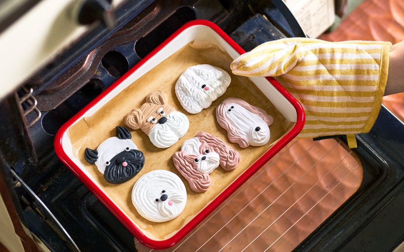 [Shipping is scheduled to begin sequentially from late June] Pâtissticker Meringue Dogs Series