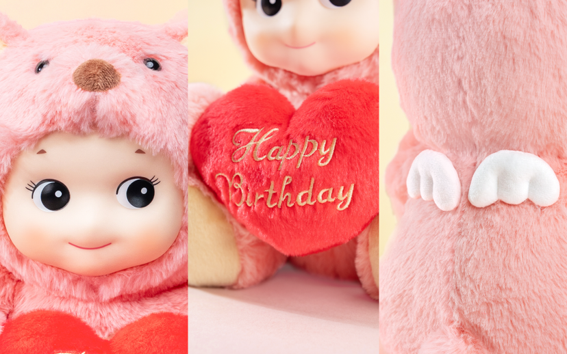 Plush Collection - Cuddly Bear - Pink