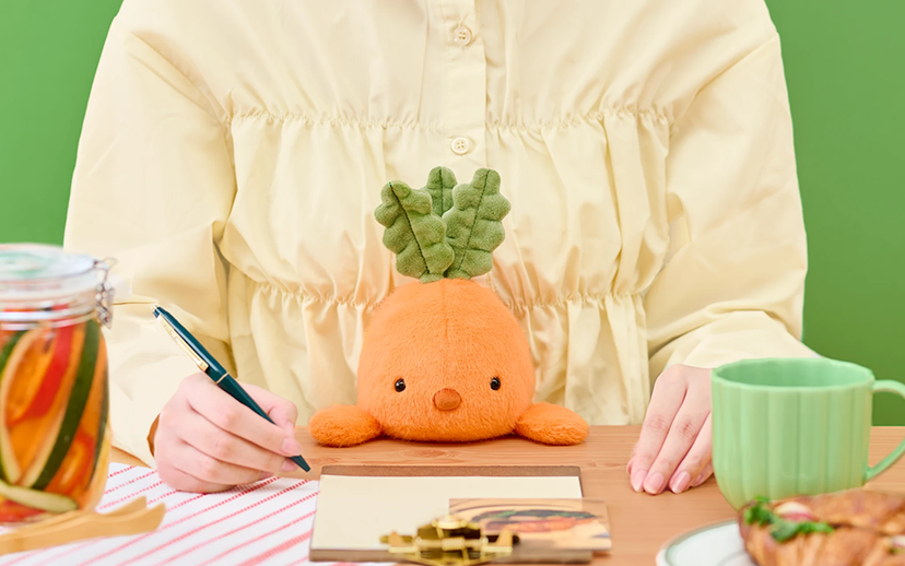 【Shipping is scheduled to begin sequentially from late October】Posture Pal Funbarus (Regular) Carrot / Broccoli / Corn / Eggplant