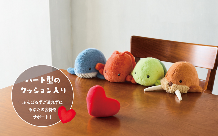 ふんばるず Posture Pal (Regular) Lobster/Sea Turtle/Whale/Walrus