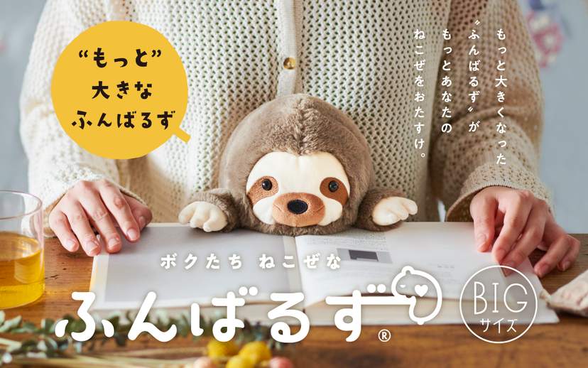  -Scheduled to be shipped sequentially from mid-October- ふんばるず Posture Pal (LL) Sloth