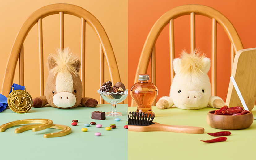 Funbarus Posture Pal (Regular) Horse - Brown / White -