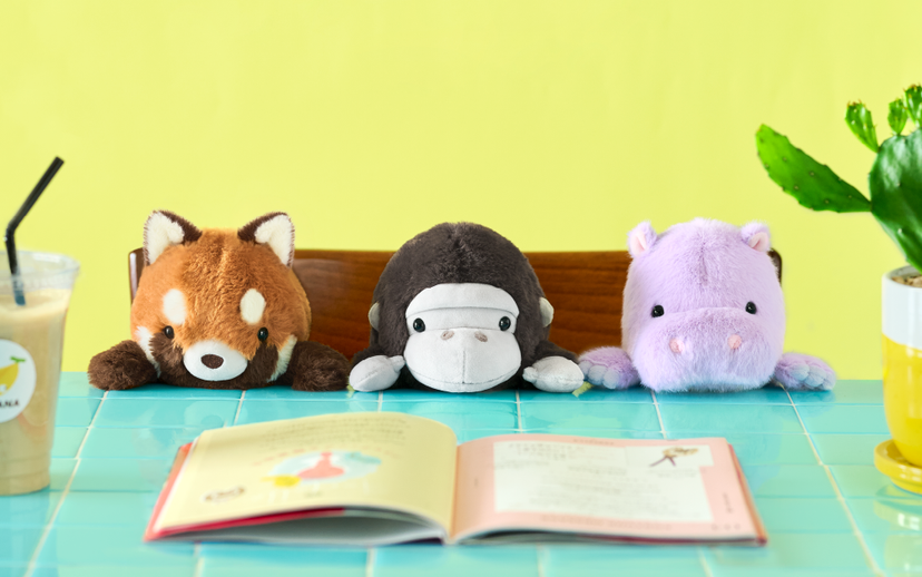 【Shipments are scheduled to begin in mid March】 Posture Pal (Regular) Gorilla / Red Panda / Hippopotamus