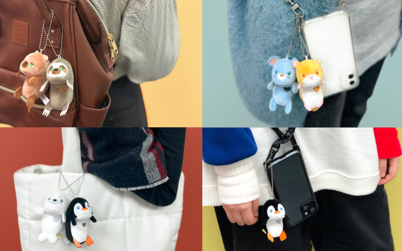 Posture Pal mini (S) もっと小さな ふんばるず (S) ウサギ/クマ/ネコ/ネズミ/ブタ/ハムスター/ペンギン/ナマケモノ/クアッカワラビー/アザラシ