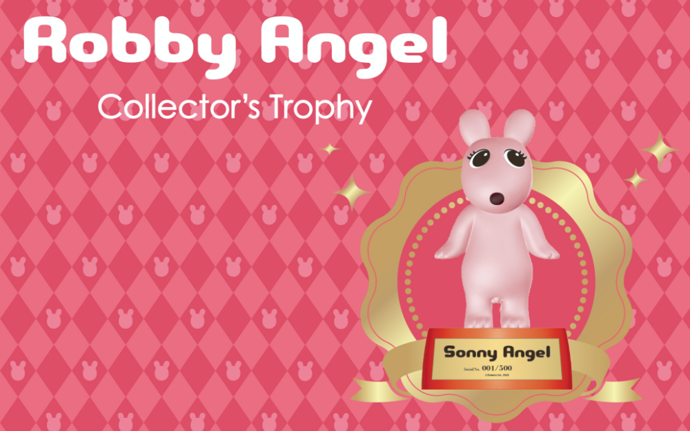 ロビーエンジェル コレクターズトロフィー ピンク | Sonny Angel Store