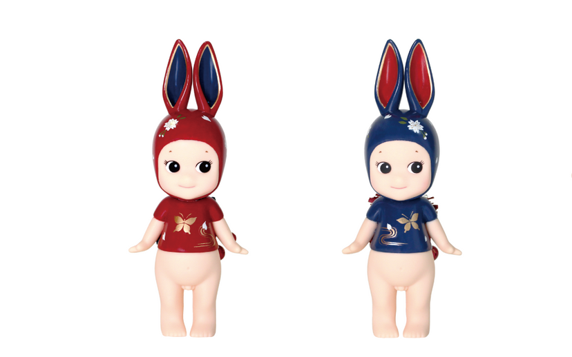 Lovely Red Rabbit / Lovely Blue Rabbit ｜ Hachimitsu Ginko